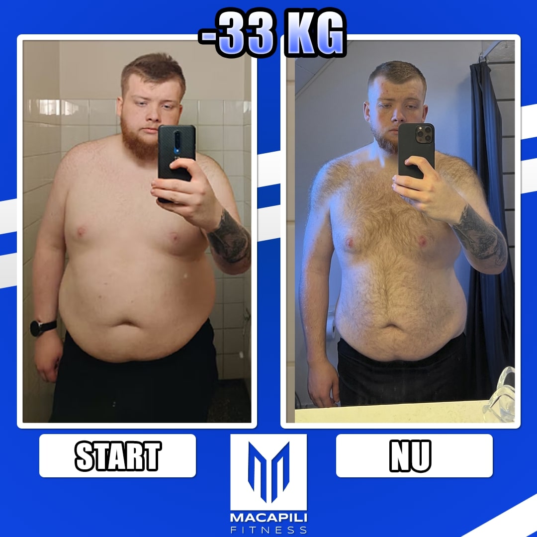 Daniel Fonseca Hansen VÆGTTAB -33 kg transformation